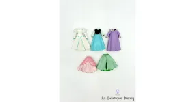 Vêtements Mini Poupée Fashion Polly Pocket Ariel La petite sirène Disneyland Disney Princess Fashion Set Robes