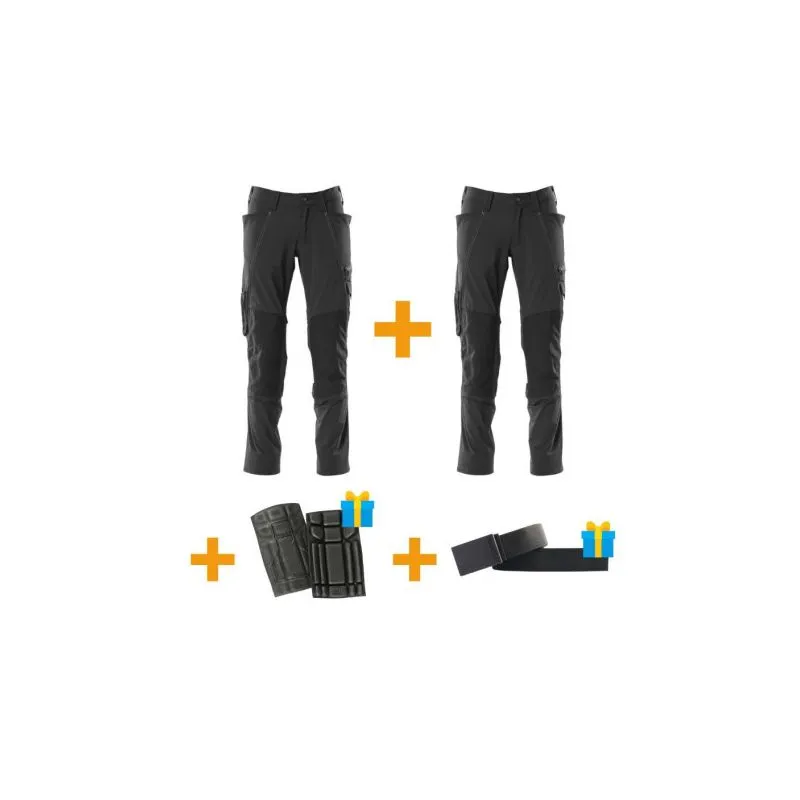 Workwear Box : 2 pantalons de travail stretch - MASCOT